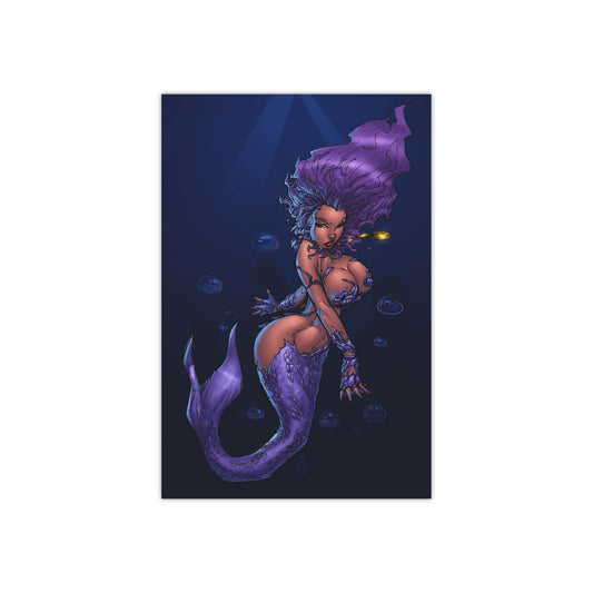Purple Mermaid by Randy rantz Kintz