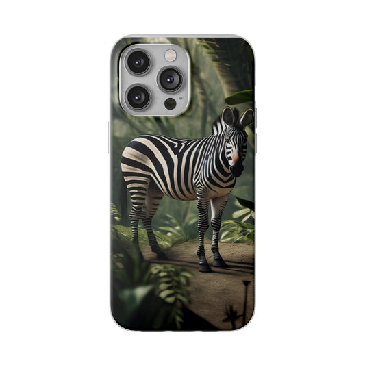 Flexi Cases Wild Jungle Zebra majestic Iphone Theme case