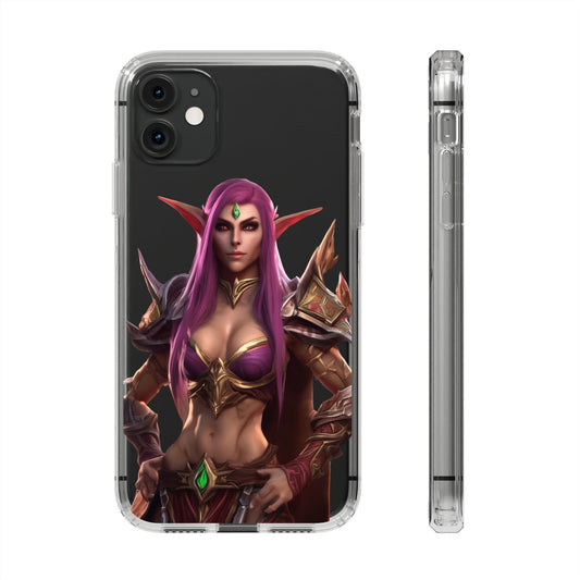 Blood Elf Horde WOW Gamer Player Character Design Cell phone Clear Cases Fantasy role play